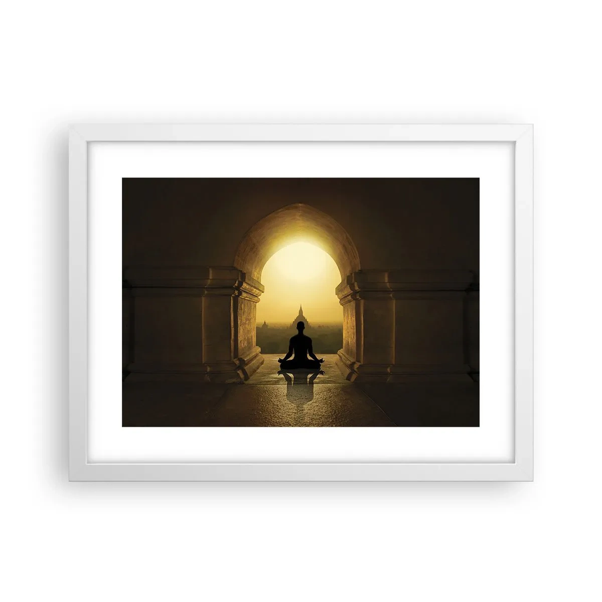 Poster in einem weißen Rahmen - Vollkommene Harmonie - 40x30 cm