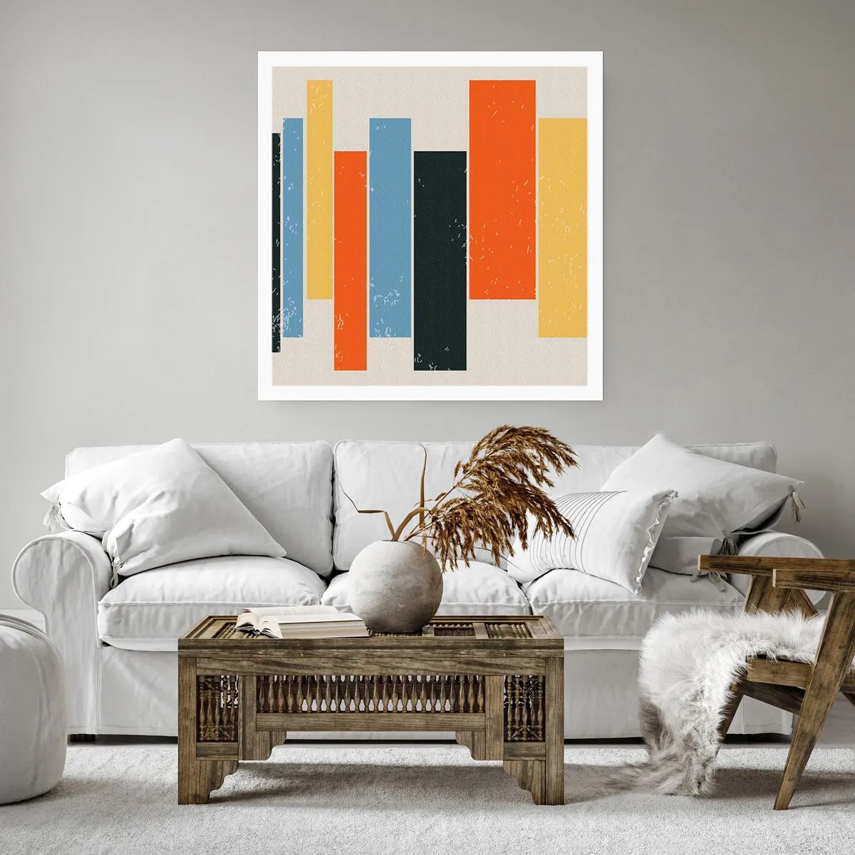 Poster - Musiknotation - 40x40 cm