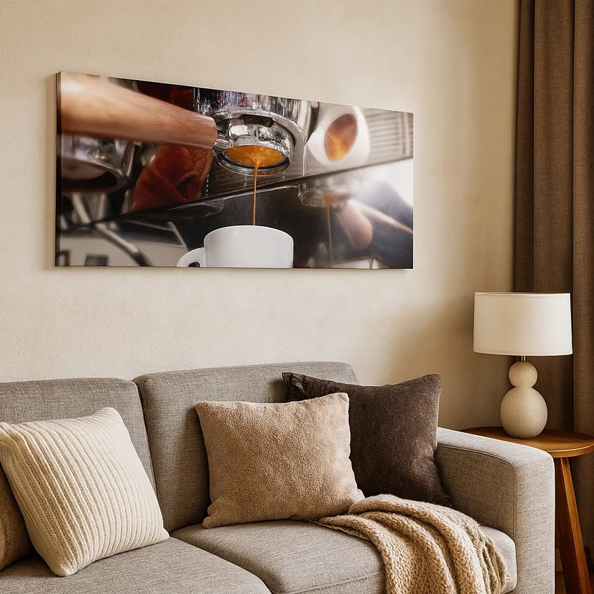 Bild auf Leinwand - Leinwandbild - Gute Zeit des Tages - 30x30 cm