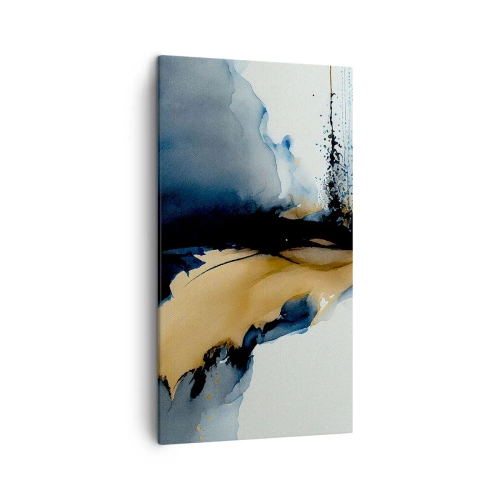 Bild auf Leinwand - Leinwandbild - Hinter dem Vorhang - 45x80 cm