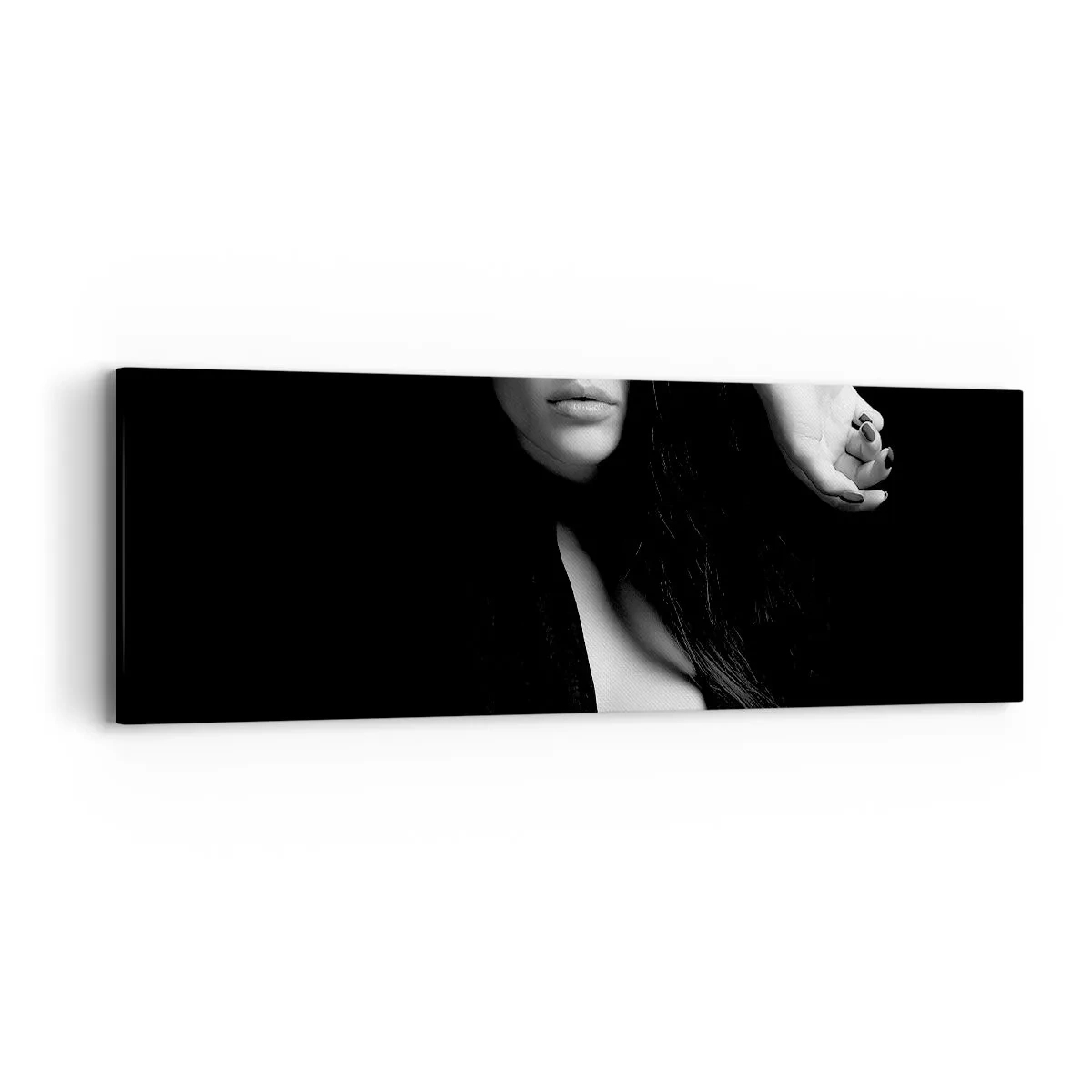 Bild auf Leinwand - Leinwandbild - Schule der Verführung - 90x30 cm