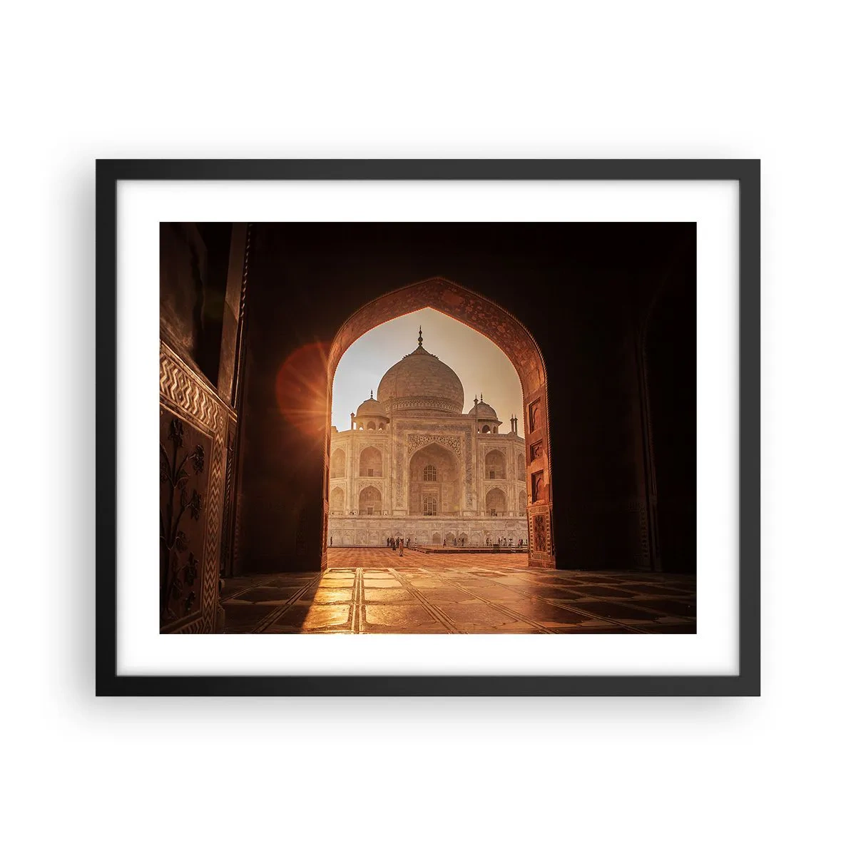 Poster in einem schwarzem Rahmen - Denkmal der überirdischen Liebe - 50x40 cm