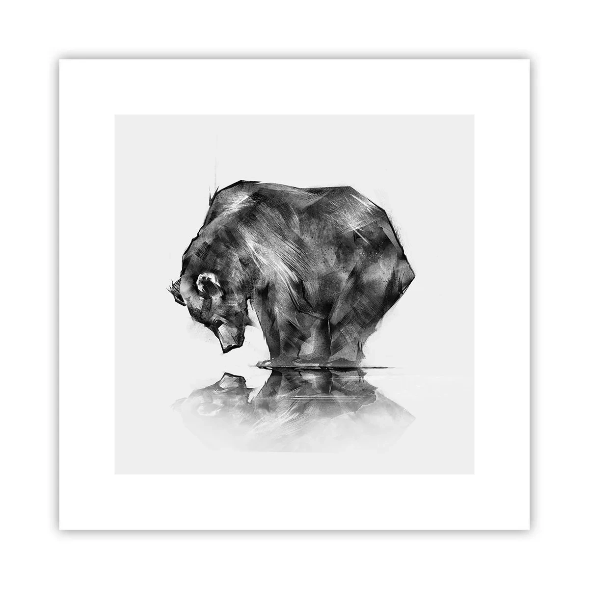 Poster - Schön, jemanden in der Nähe zu sehen - 30x30 cm