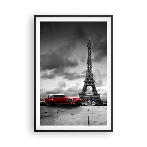 Poster in einem schwarzem Rahmen - Vor nicht allzu langer Zeit in Paris - 61x91 cm