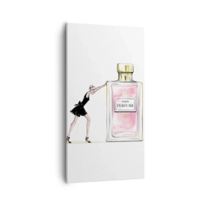 Bild auf Leinwand - Leinwandbild - Essenz der Weiblichkeit - 55x100 cm