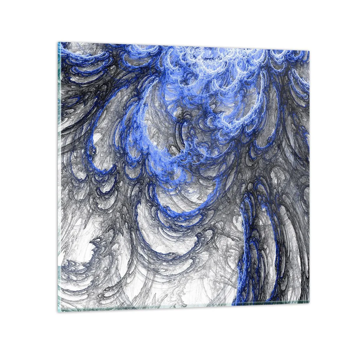 Glasbild - Bild auf glas - Die Geburt einer Welle - 60x60 cm