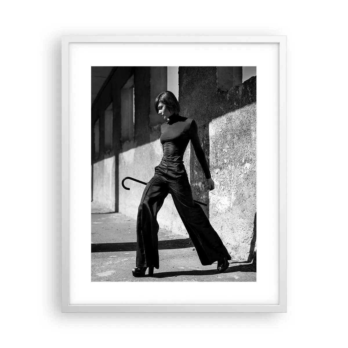 Poster in einem weißen Rahmen - Urbane Eleganz - 40x50 cm