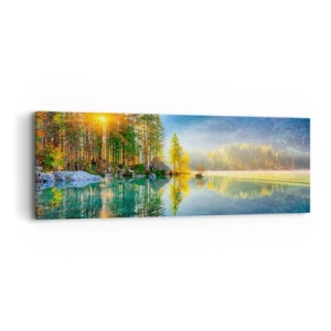 Bild auf Leinwand - Leinwandbild - Majestät und Süße - 90x30 cm