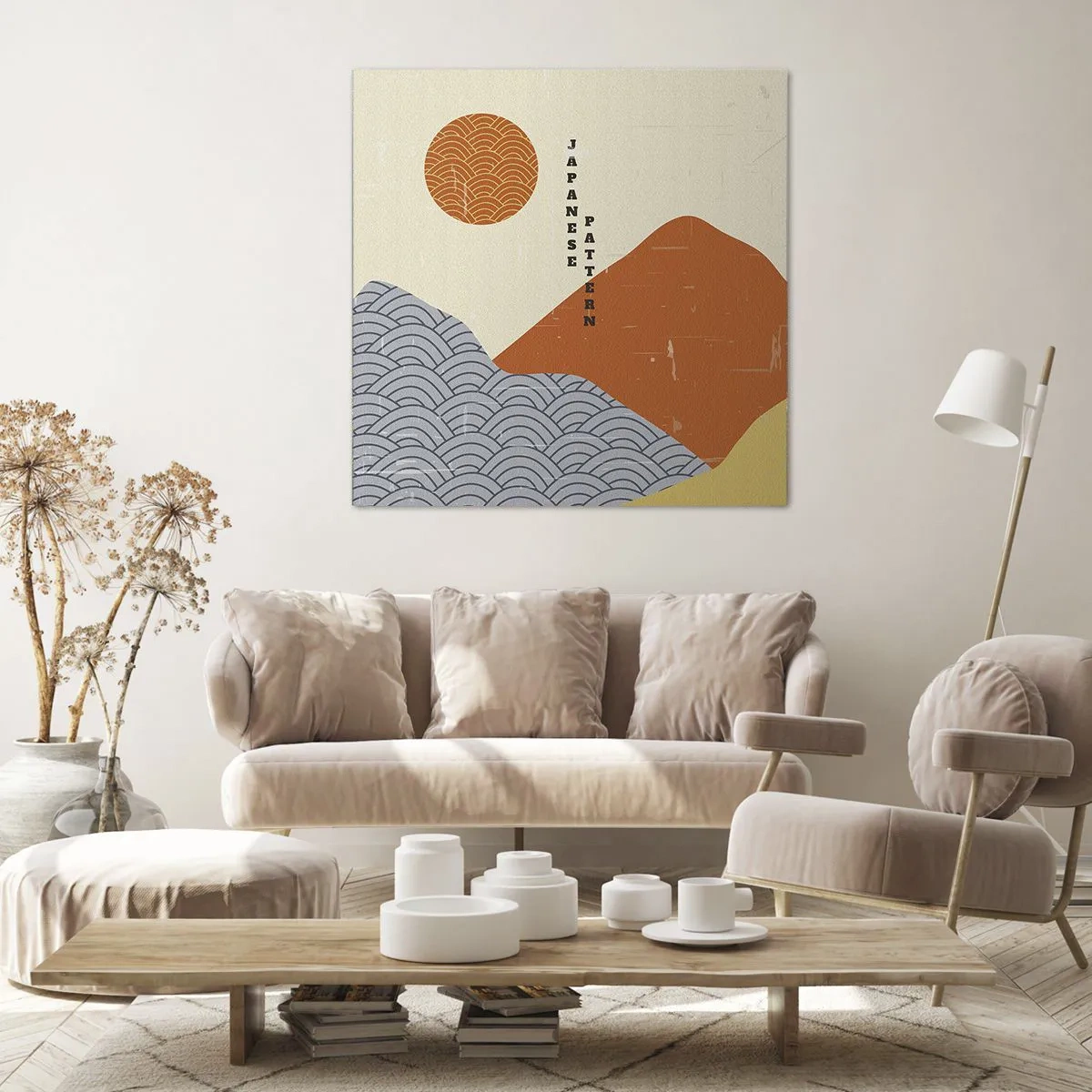 Bild auf Leinwand - Leinwandbild - Im japanischen Geist - 30x30 cm