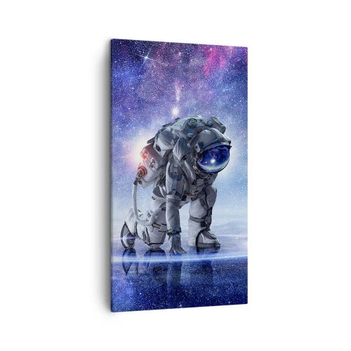 Bild auf Leinwand - Leinwandbild - Der Sternenhimmel über mir - 45x80 cm