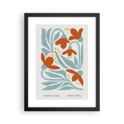 Poster in einem schwarzem Rahmen - Zur Erde, zur Sonne - 30x40 cm