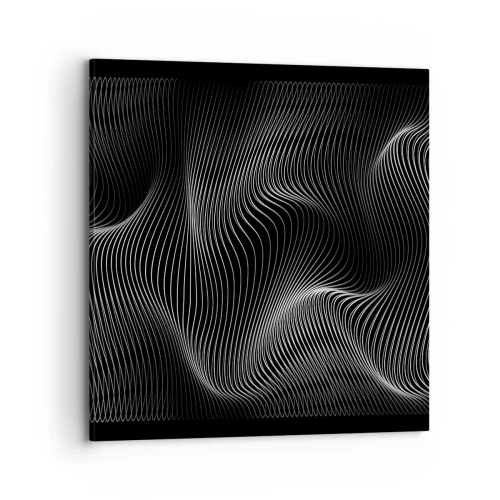 Bild auf Leinwand - Leinwandbild - Lichttanz im Raum - 70x70 cm