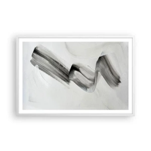 Poster in einem weißen Rahmen - Lässig zum Spaß - 91x61 cm