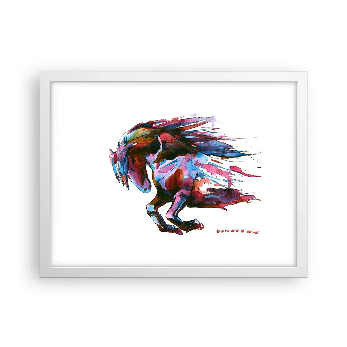 Poster in einem weißen Rahmen - In Verzückung - 40x30 cm