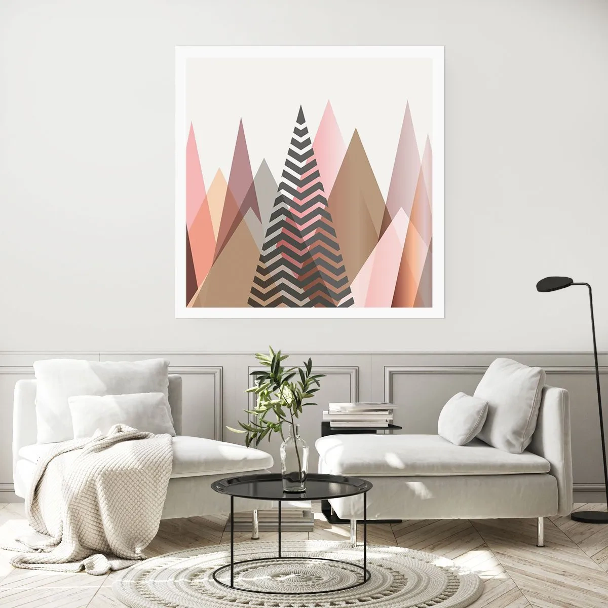 Poster - Pyramidale Aussicht - 30x30 cm