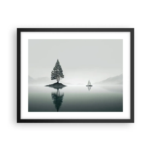 Poster in einem schwarzem Rahmen - Traum - 50x40 cm