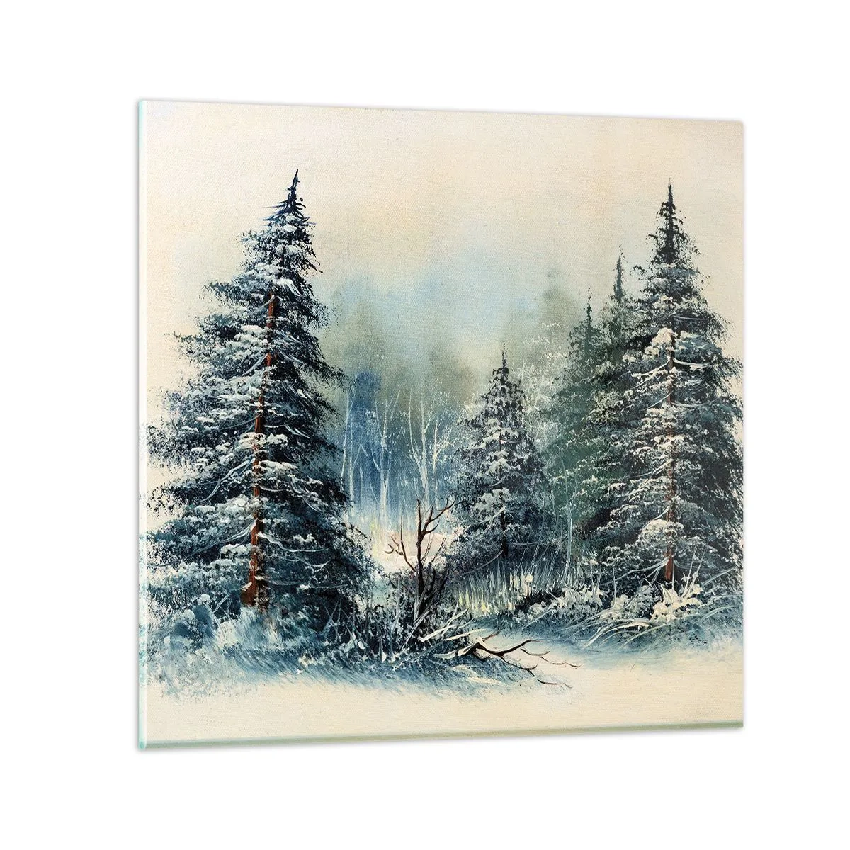 Glasbild - Bild auf glas - Bereit für Weihnachten - 30x30 cm