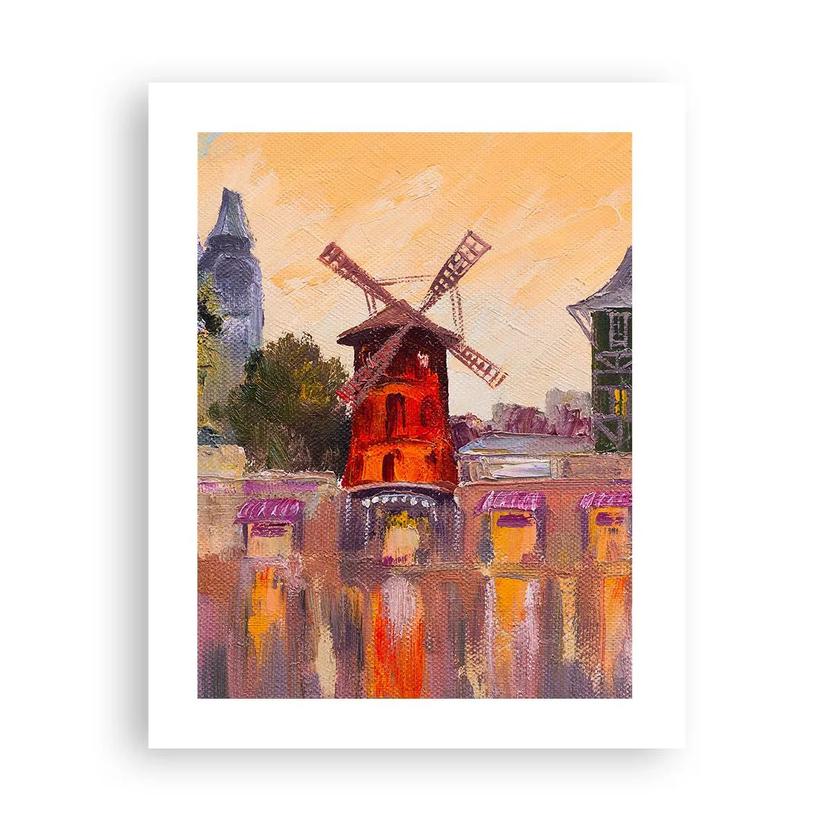 Poster - Pariser Ikonen – Moulin Rouge - 40x50 cm