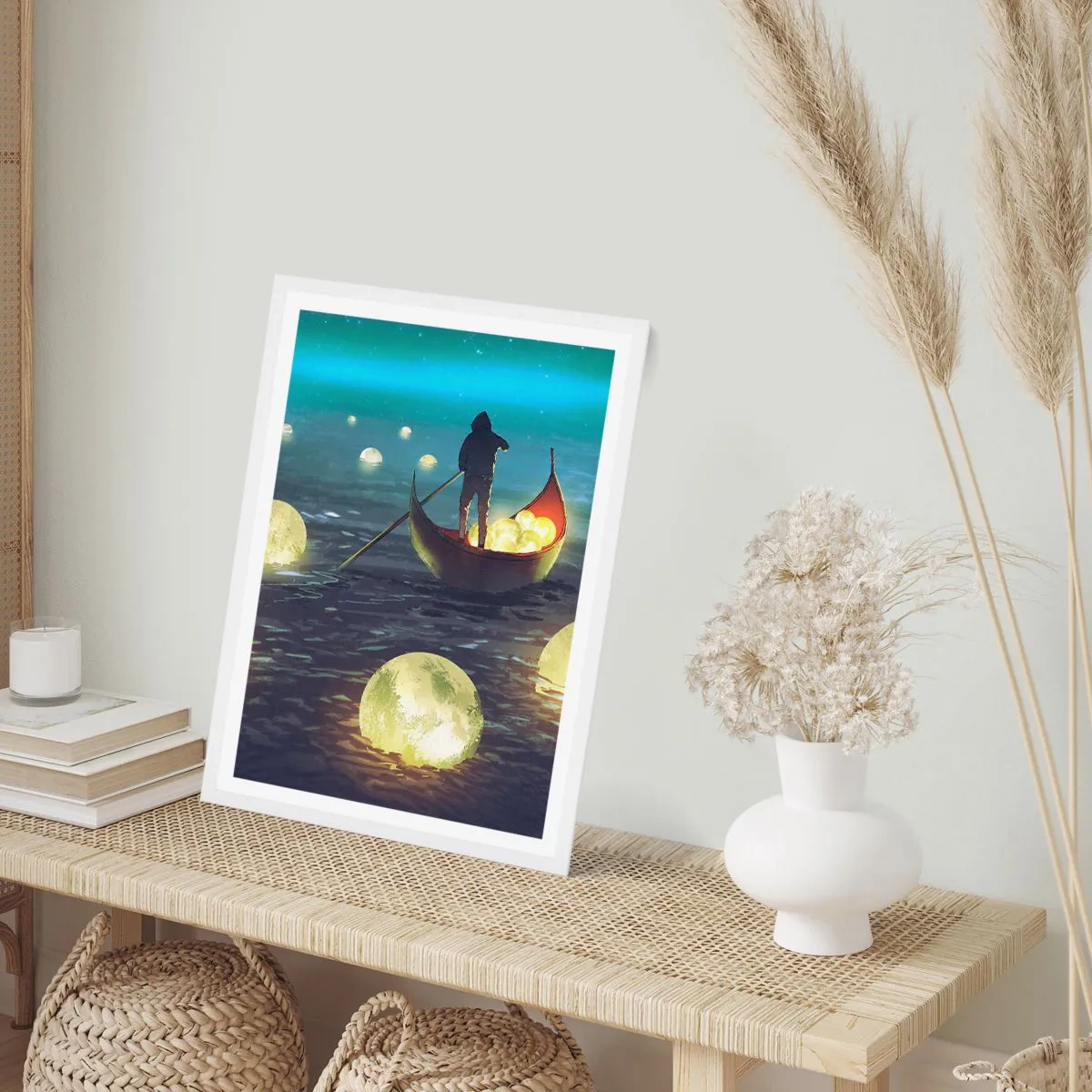 Poster in einem weißen Rahmen - Dinge, von denen Philosophen nie geträumt haben - 50x70 cm