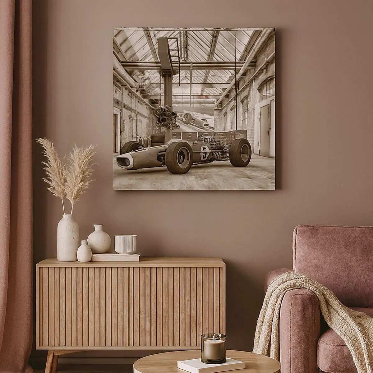 Bild auf Leinwand - Leinwandbild - Die Siegerruhe - 30x30 cm