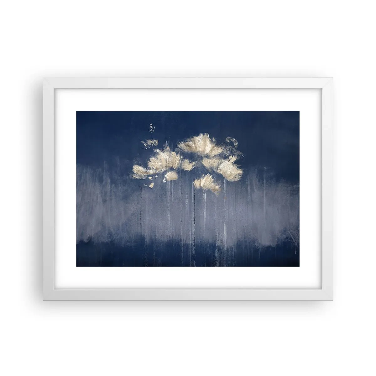 Poster in einem weißen Rahmen - Wie Blütenblätter im Wind - 40x30 cm