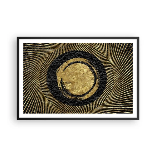 Poster in einem schwarzem Rahmen - Glamour-Komposition - 91x61 cm