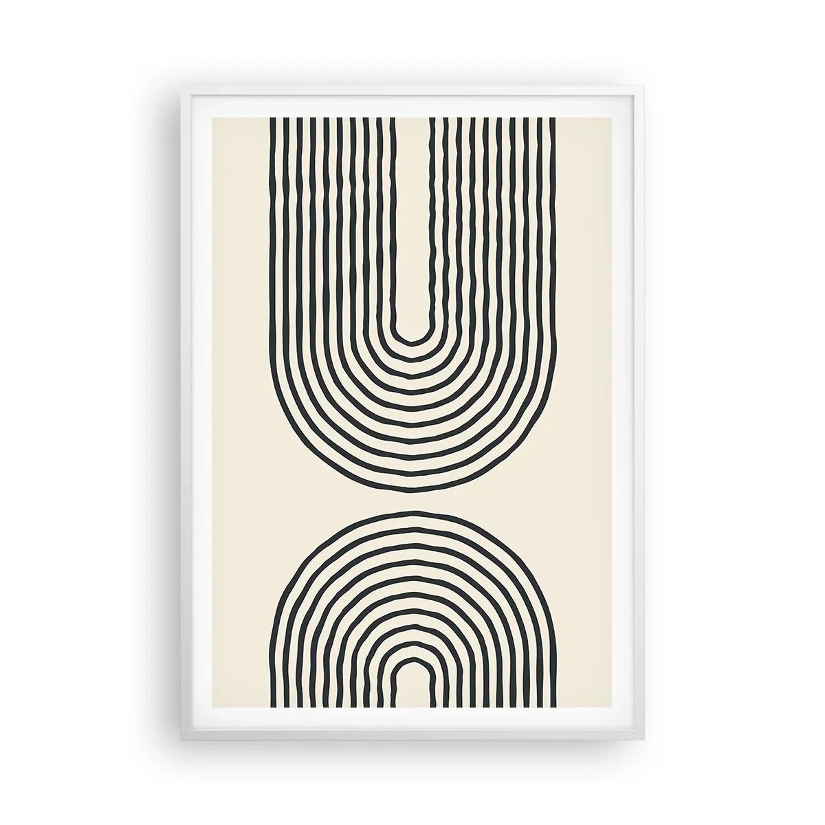 Poster in einem weißen Rahmen - In einem Moment ... - 70x100 cm