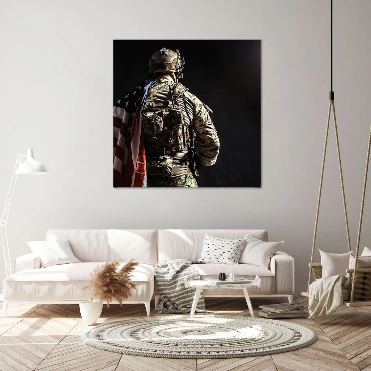 Bild auf Leinwand - Leinwandbild - Darum - 70x70 cm