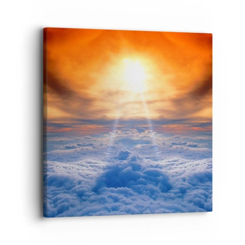 Bild auf Leinwand - Leinwandbild - Mystische Landschaft - 30x30 cm