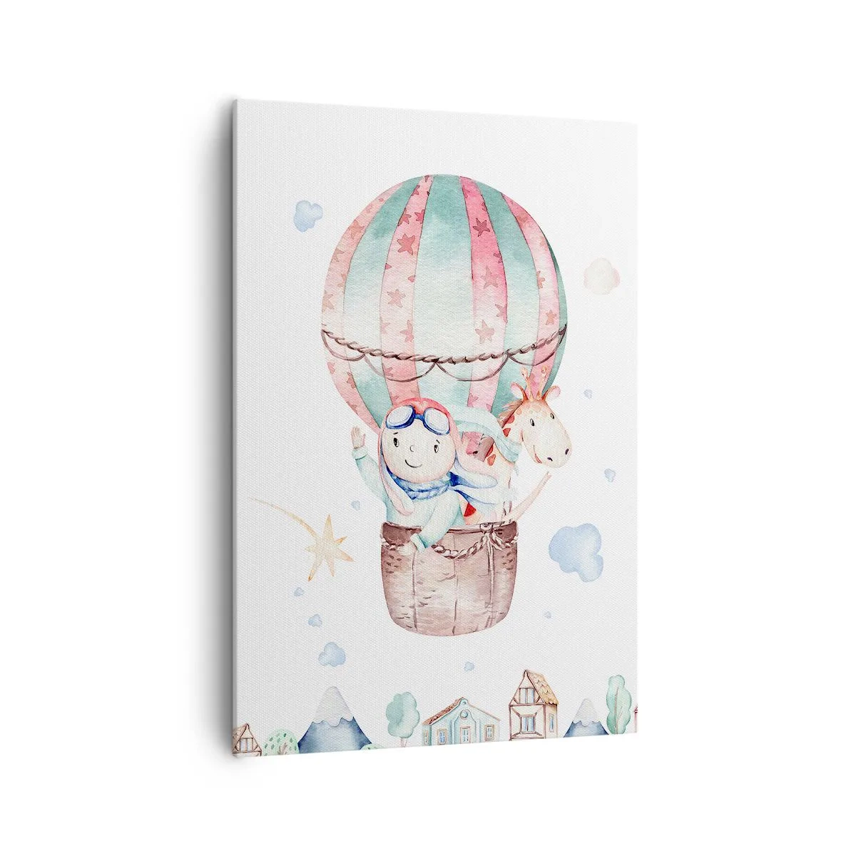 Bild auf Leinwand - Leinwandbild - Wir kommen bald zurück! - 70x100 cm