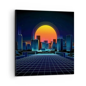 Bild auf Leinwand - Leinwandbild - Willst du immer noch zu Real gehen? - 60x60 cm