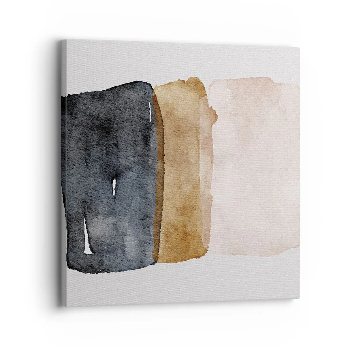 Bild auf Leinwand - Leinwandbild - Die Komposition der Farben der Erde - 30x30 cm