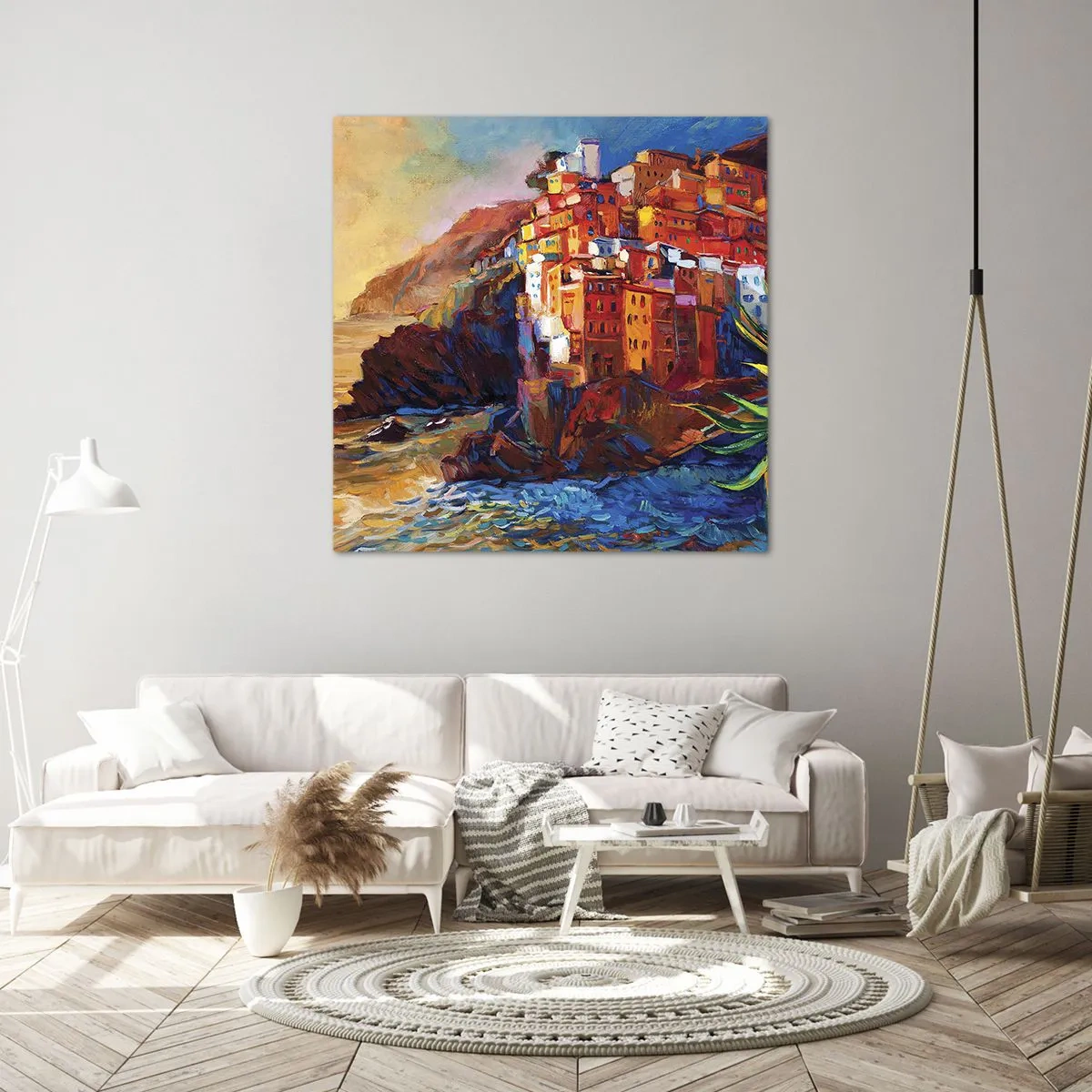 Bild auf Leinwand - Leinwandbild - Italienische Atmosphäre - 30x30 cm