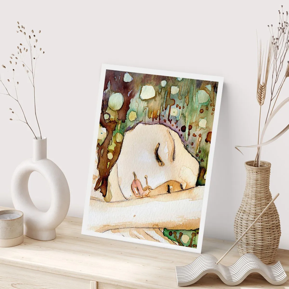 Poster - Ein smaragd-violetter Traum - 61x91 cm