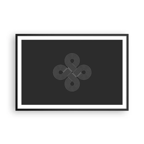 Poster in einem schwarzem Rahmen - Im keltischen Geist - 91x61 cm