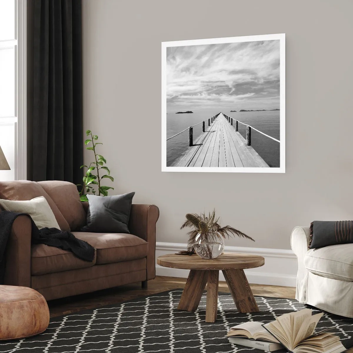 Poster - Oder vielleicht eine Reise ... - 60x60 cm