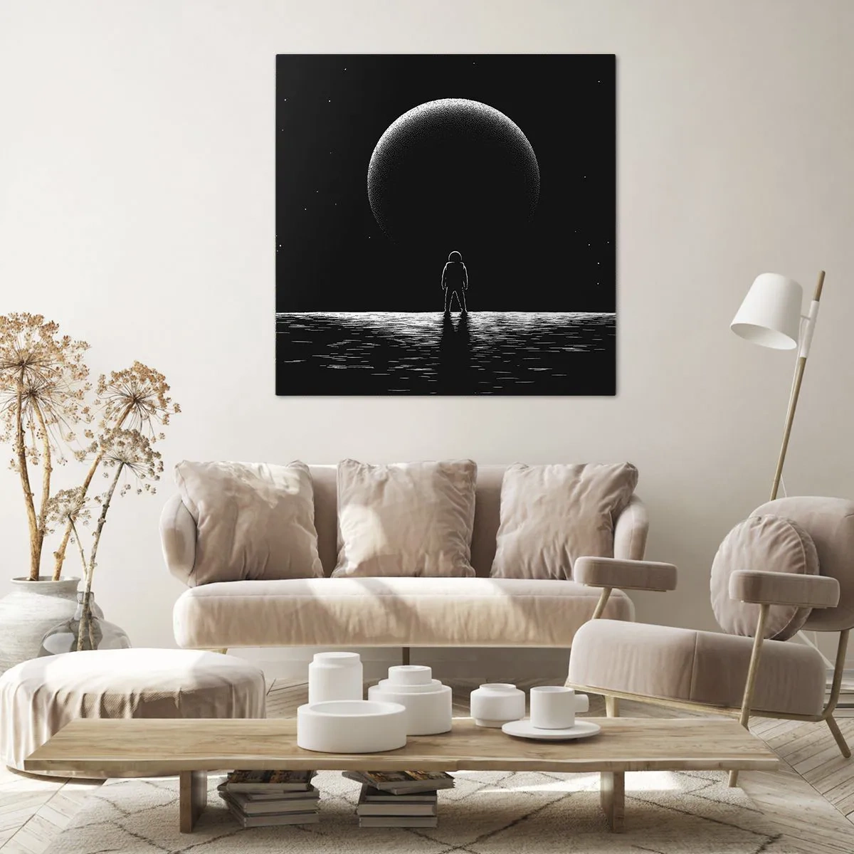 Bild auf Leinwand - Leinwandbild - Angesicht zu Angesicht - 30x30 cm