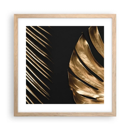 Poster in einem Rahmen aus heller Eiche - Anders und genauso teuer - 40x40 cm