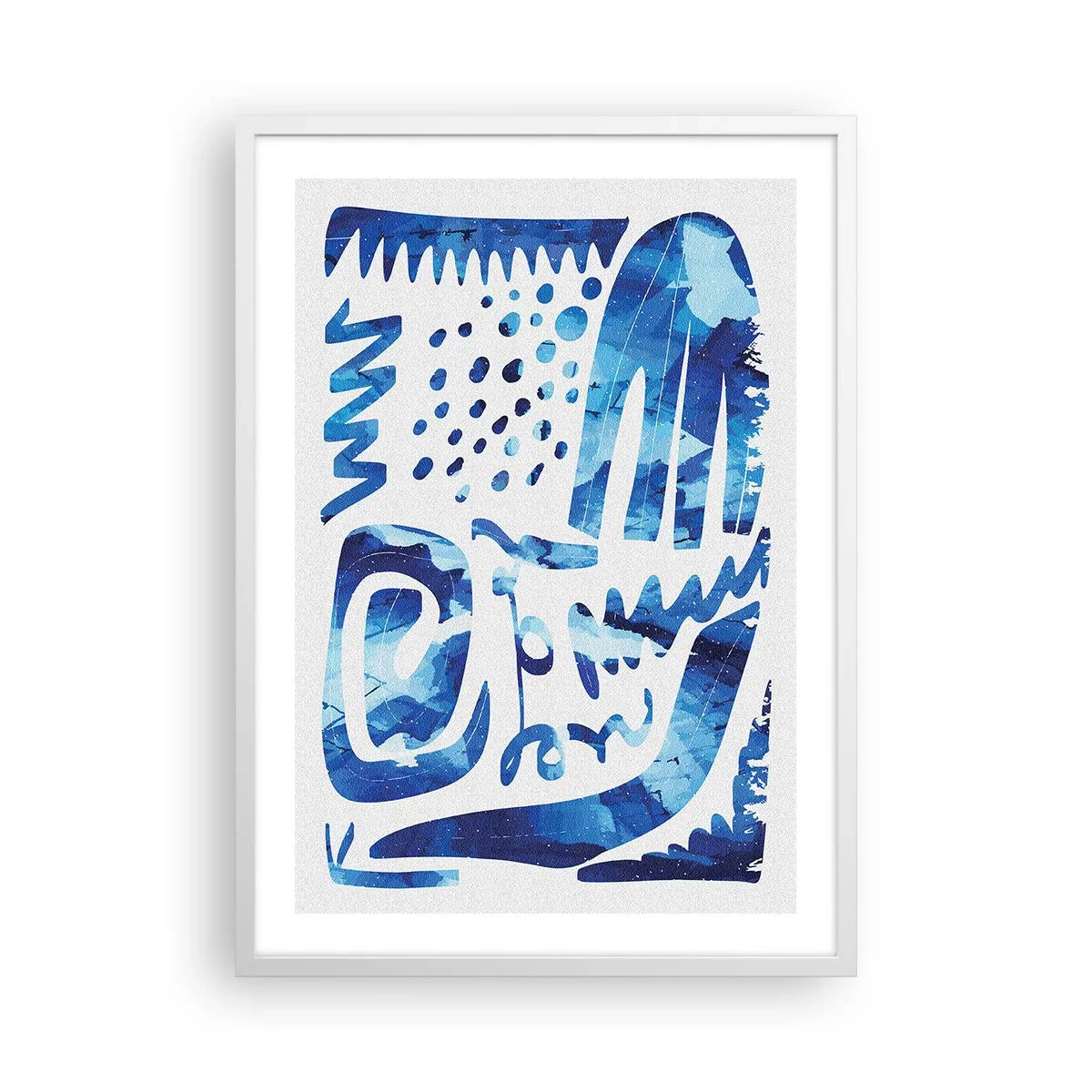 Poster in einem weißen Rahmen - Zurück zu den Wurzeln - 50x70 cm