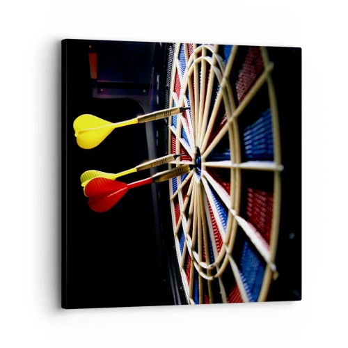 Bild auf Leinwand - Leinwandbild - Auf den Punkt gebracht - 30x30 cm