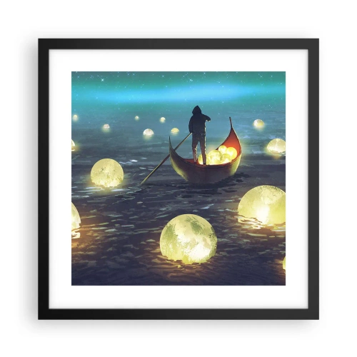 Poster in einem schwarzem Rahmen - Dinge, von denen Philosophen nie geträumt haben - 40x40 cm