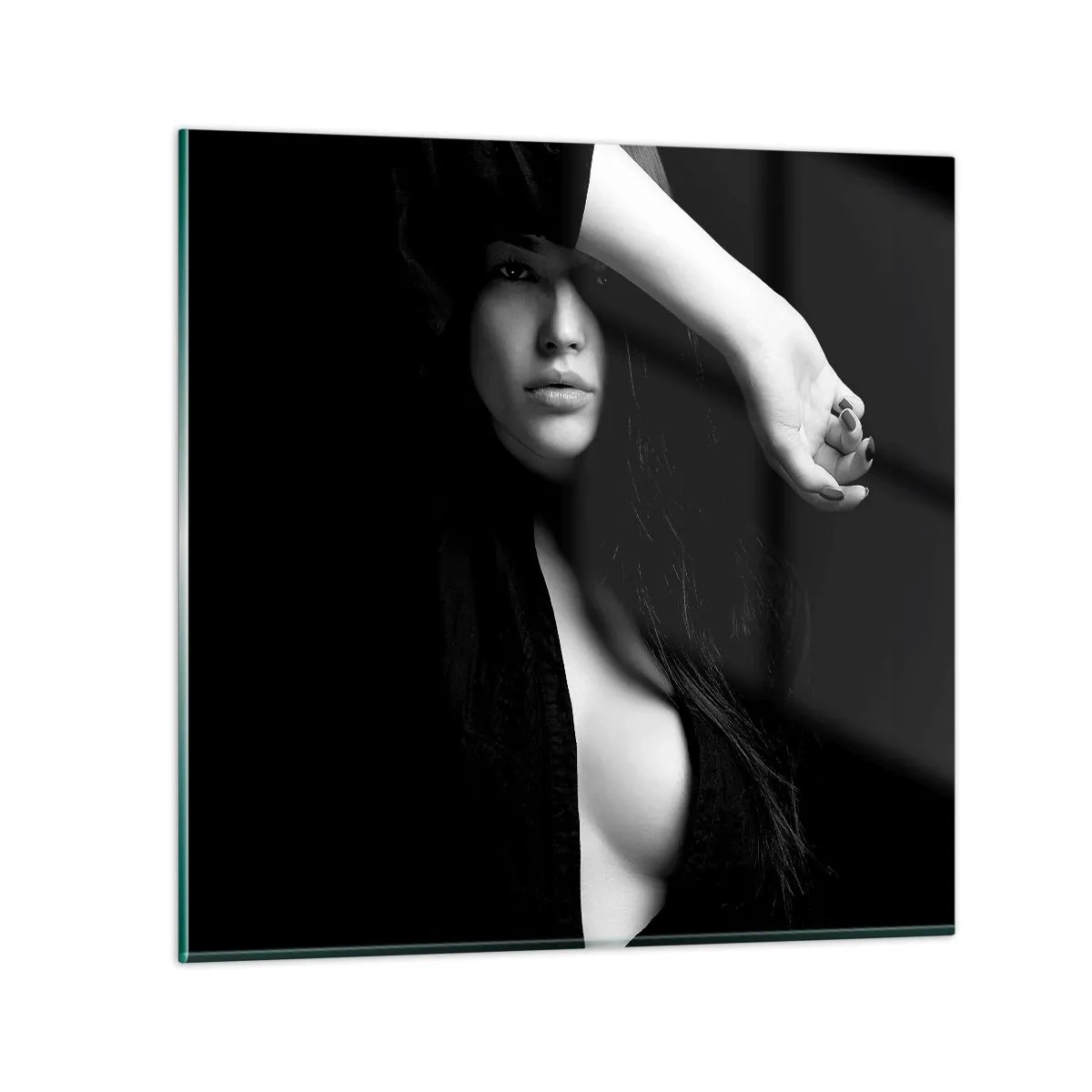 Glasbild - Bild auf glas - Schule der Verführung - 70x70 cm