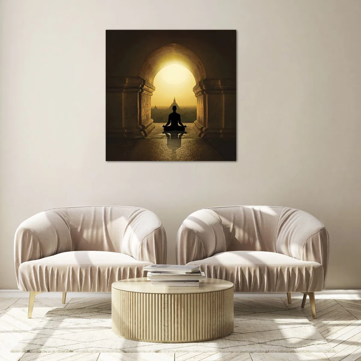 Glasbild - Bild auf glas - Vollkommene Harmonie - 60x60 cm