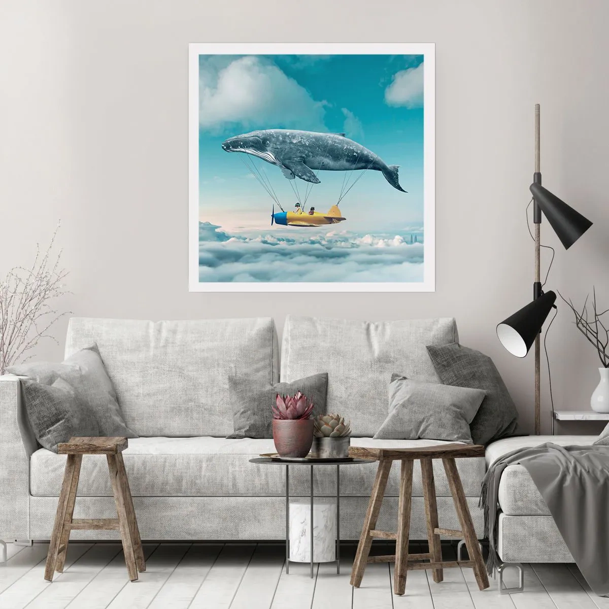 Poster - Warum nicht? - 30x30 cm