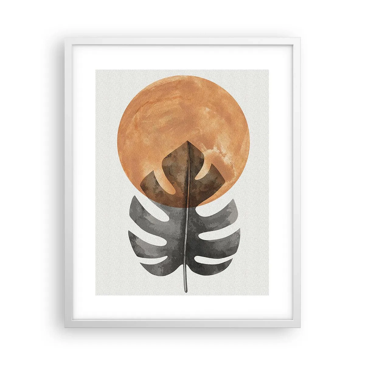 Poster in einem weißen Rahmen - Immer die Sonne - 40x50 cm