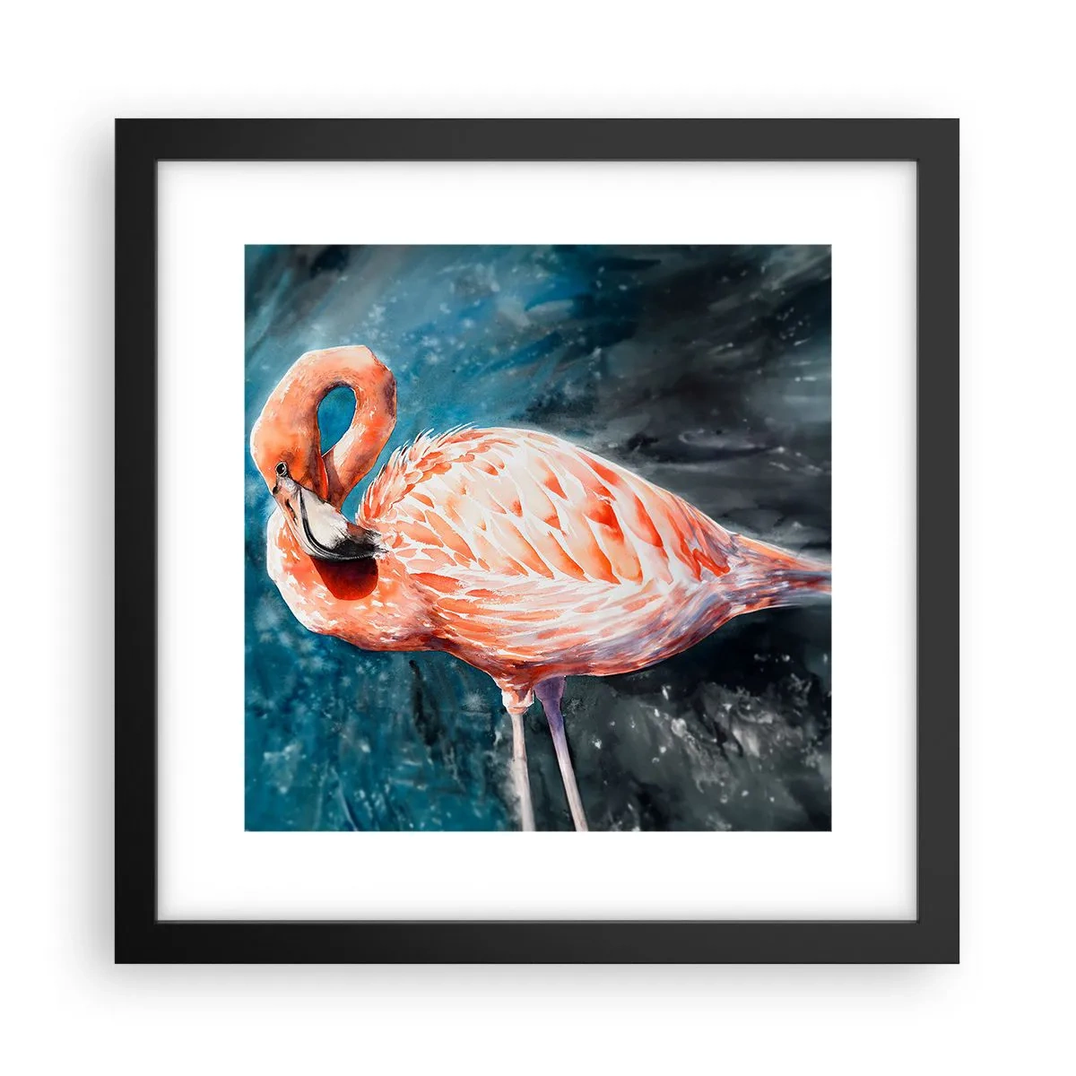 Poster in einem schwarzem Rahmen - Von Natur aus dekorativ - 30x30 cm