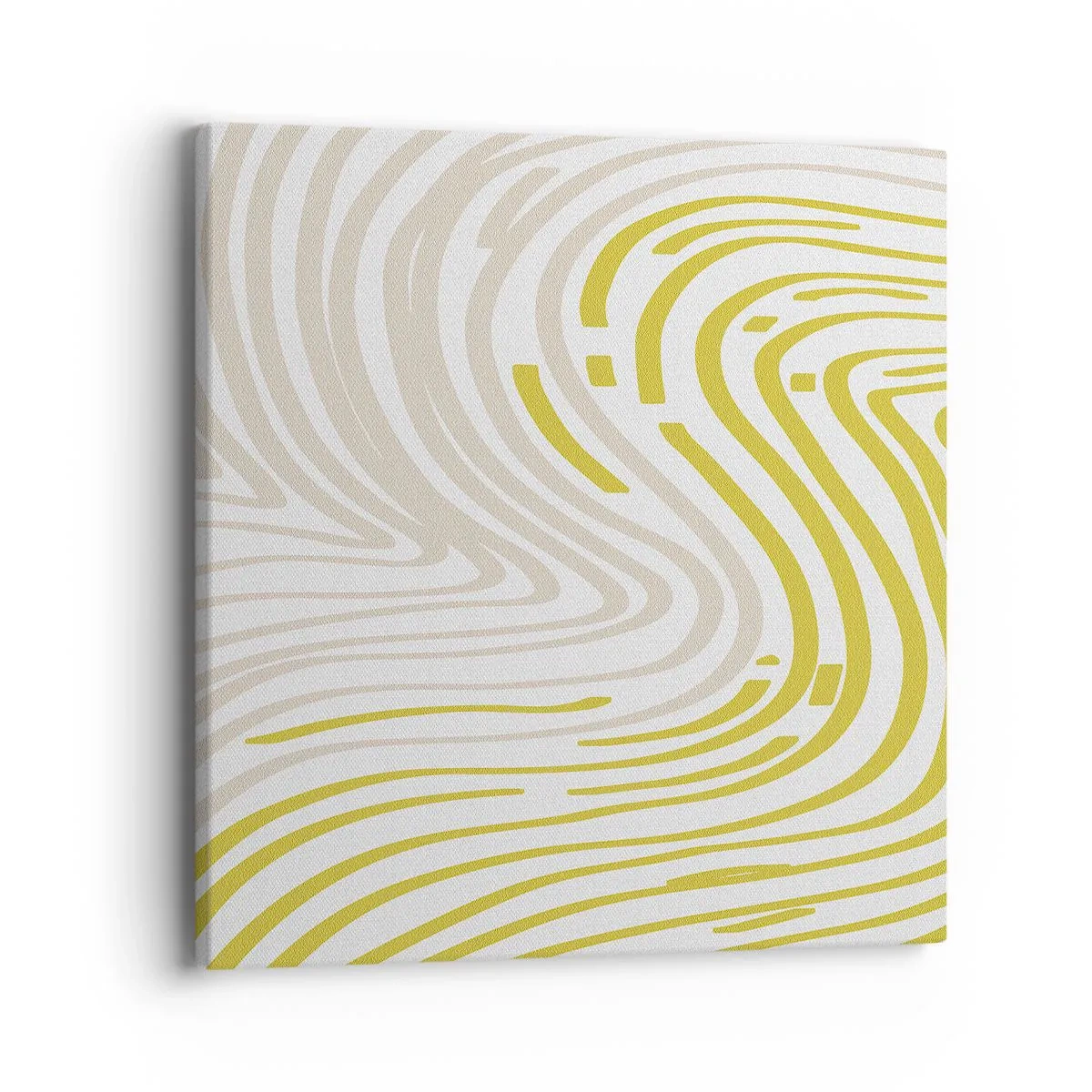Bild auf Leinwand - Leinwandbild - Komposition mit sanfter Biegung - 40x40 cm