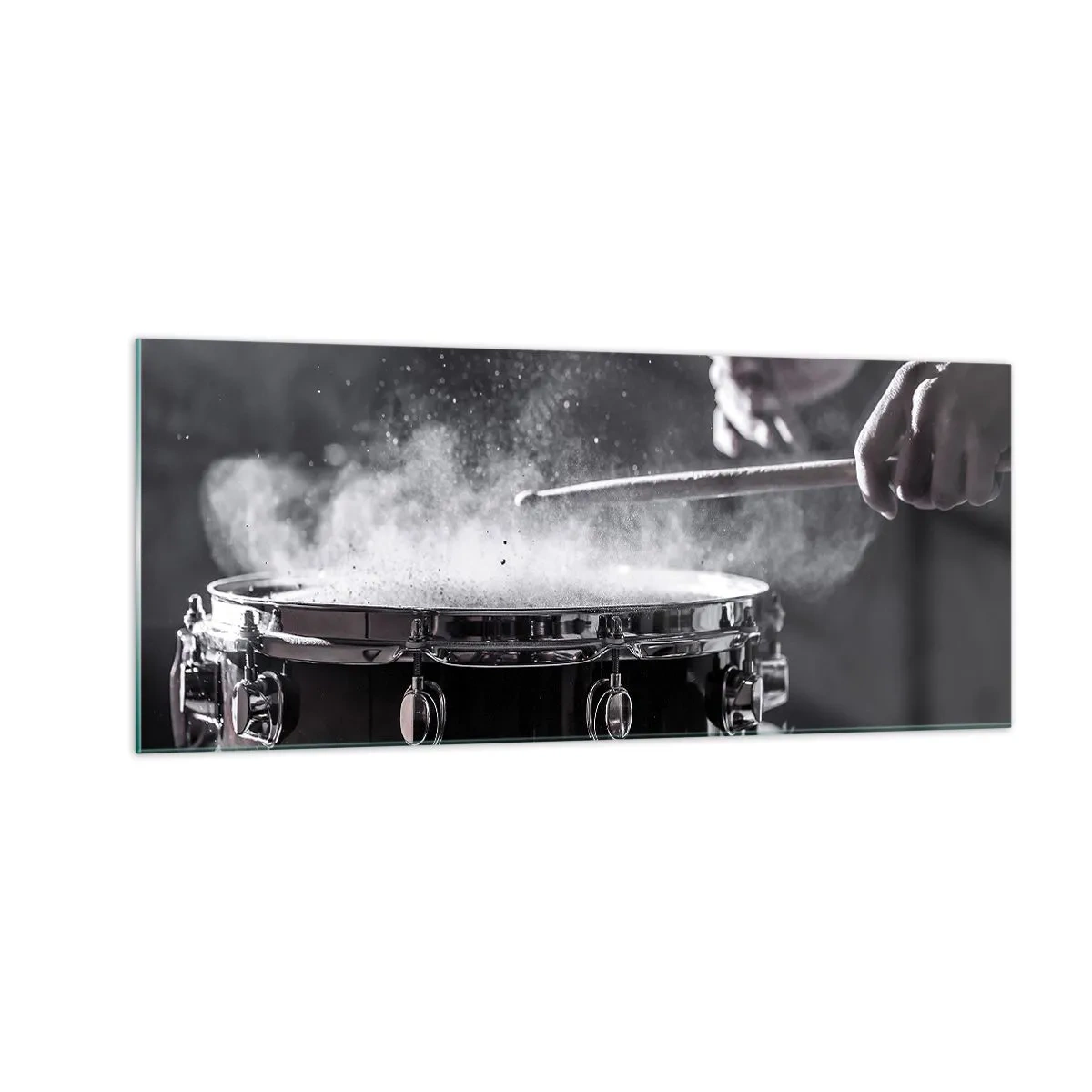 Glasbild - Bild auf glas - Der Puls der Musik - 100x40 cm