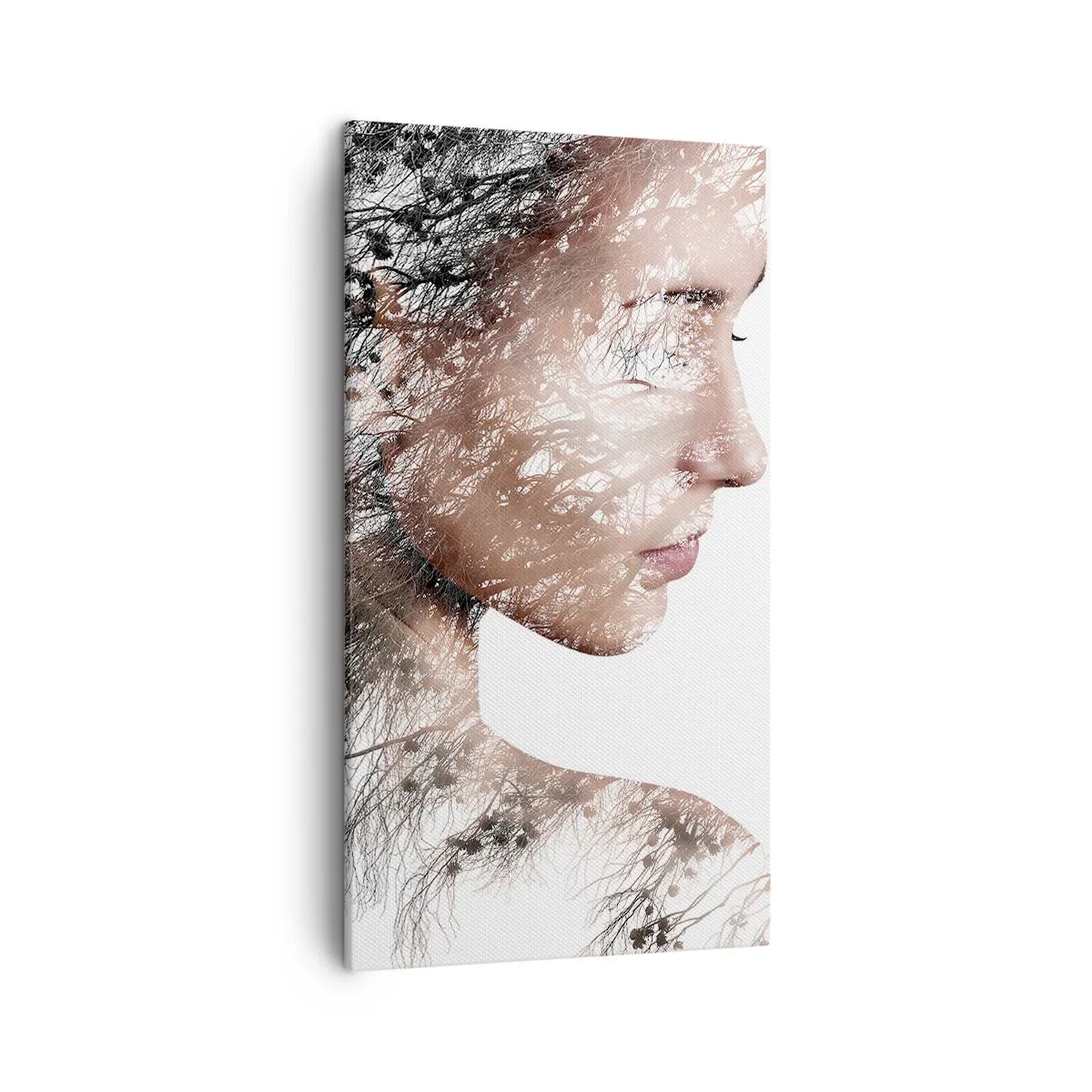 Bild auf Leinwand - Leinwandbild - Der Geist des Waldes - 45x80 cm