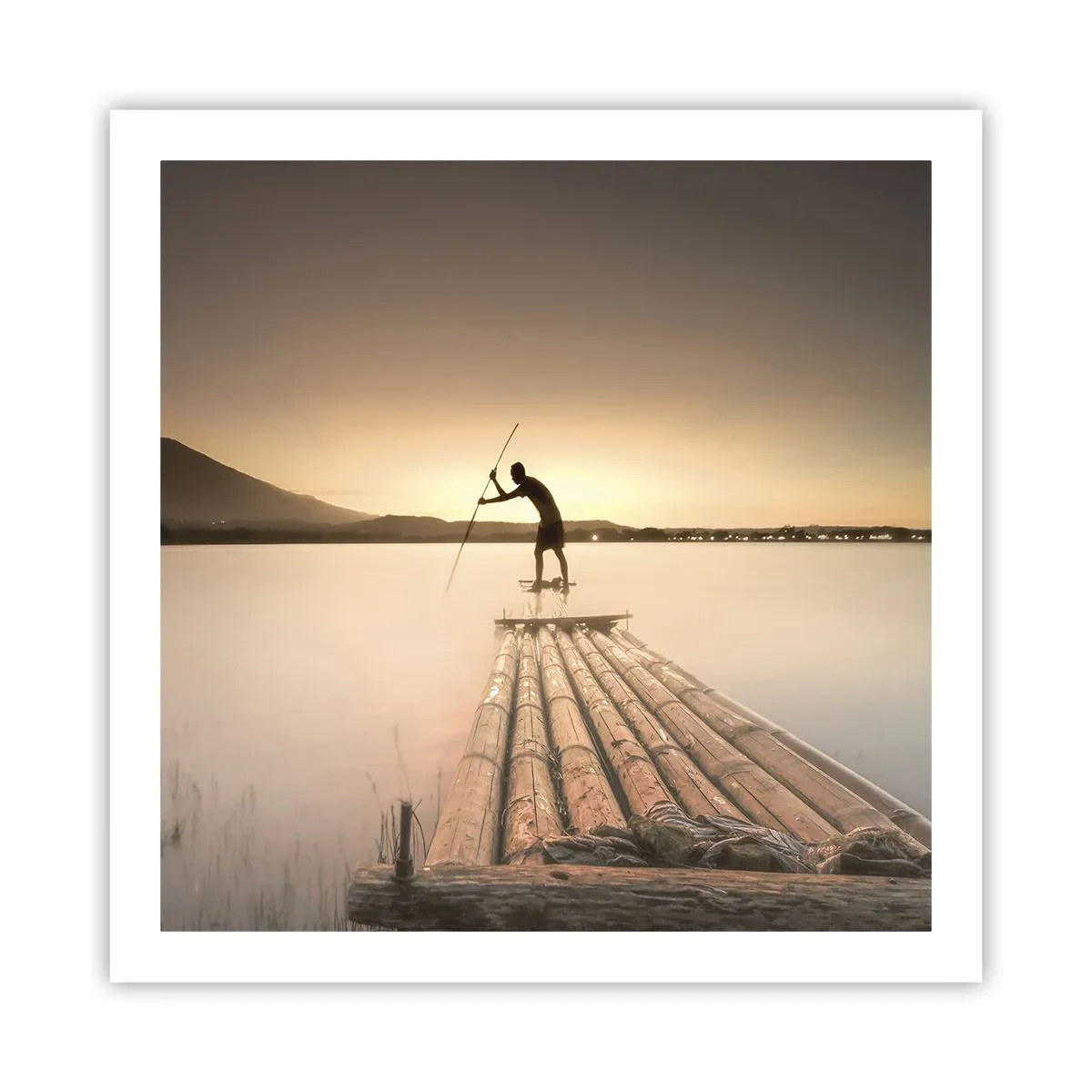 Poster - Vor dem schlafen gehen - 60x60 cm